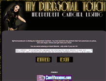 Tablet Screenshot of mypurrsonaltouch.com